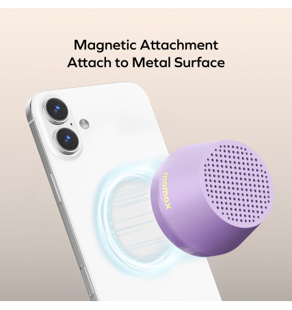 Momax 1-VIBE GO LITE Magnetic Wireless Speaker